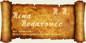 Mina Medarović vizit kartica